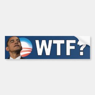 Pegatina Para Coche Barack Obama: ¿WTF?