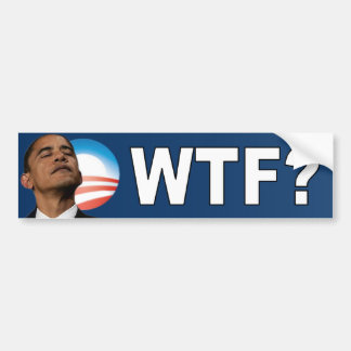 Pegatina Para Coche Barack Obama: ¿WTF?
