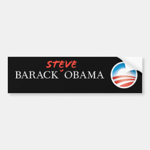Pegatina Para Coche Barack Steve Obama