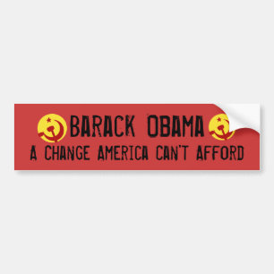 Pegatina Para Coche BarackObamaschange, BarackObamaschange, Barack…