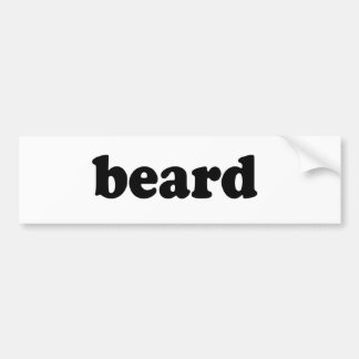 PEGATINA PARA COCHE BARBA