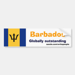 Pegatina Para Coche Barbados sensoriales