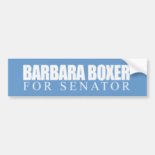 Pegatina Para Coche Barbara Boxer para el senador 2010