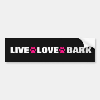 PEGATINA PARA COCHE BARK DE AMOR VIVO