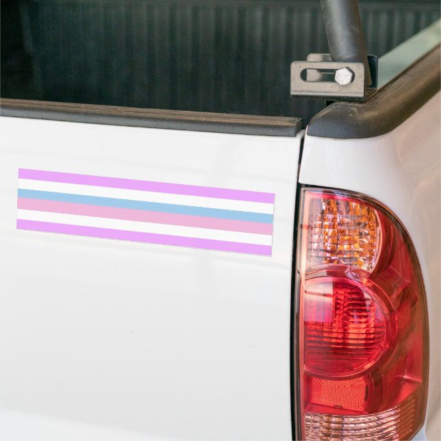 PEGATINA PARA COCHE BARRA DE MARCA DE ORGULLO INTERSEXO (En Camión)