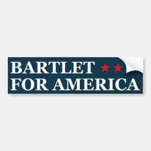 Pegatina Para Coche Bartlet para América