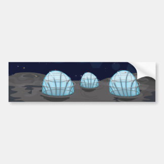 Pegatina Para Coche Base lunar