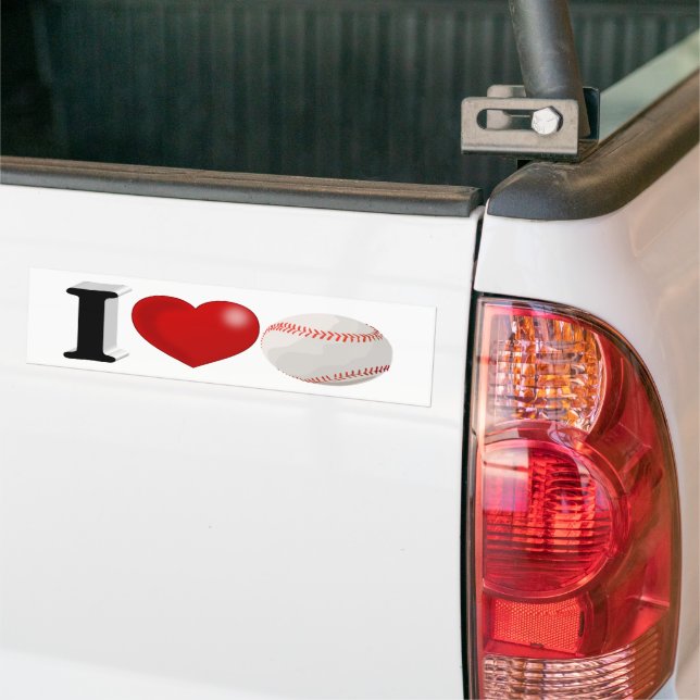 Pegatina Para Coche Baseball Fan (En Camión)
