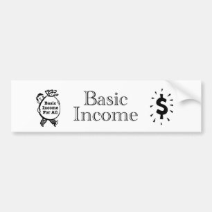 Pegatina Para Coche Basic Income For All