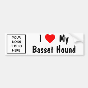 Pegatina Para Coche Basset Hound