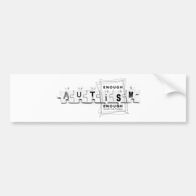 Pegatina Para Coche Bastante es bastante (Frente)