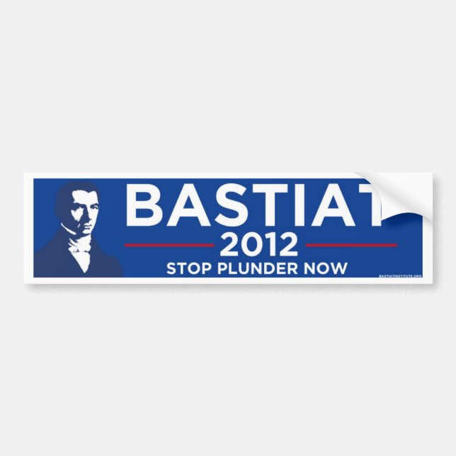 Pegatina Para Coche Bastiat 2012 (Frente)