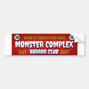 PEGATINA PARA COCHE BASTIDOR DE BANDERAS COMPLEJO MONSTER