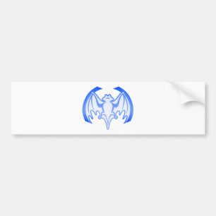 Pegatina Para Coche Bat Blue Inv El MUSEO Regalos Zazzle
