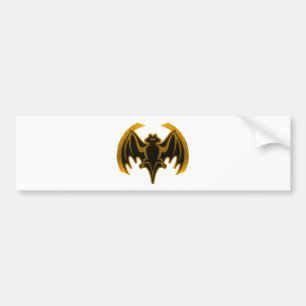 Pegatina Para Coche Bat Gold Los Regalos Del MUSEO Zazzle