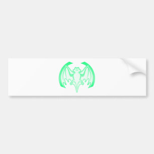 Pegatina Para Coche Bat Green Inv El MUSEO Regalos Zazzle