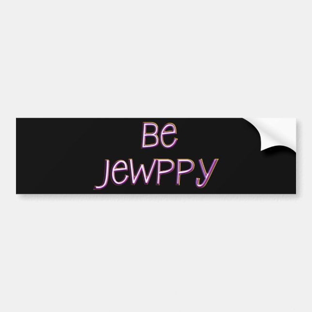 Pegatina Para Coche Be Jewppy (Frente)