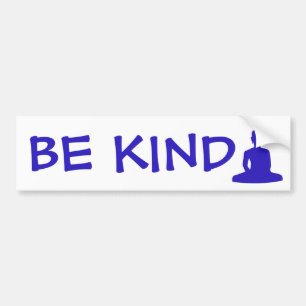Pegatina Para Coche Be Kind Buddha Buddhist