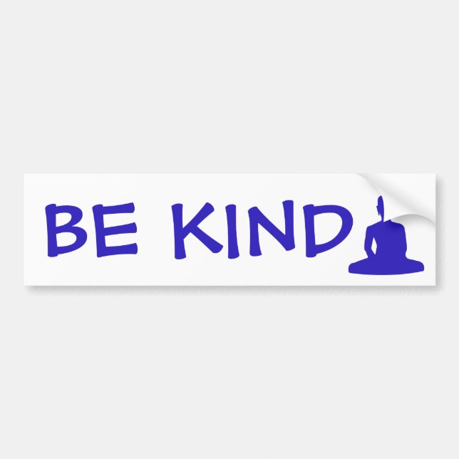 Pegatina Para Coche Be Kind Buddha Buddhist (Frente)