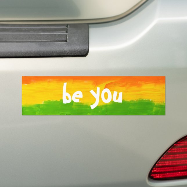 Pegatina Para Coche Be You Rainbow Colours Sticker (en coche)