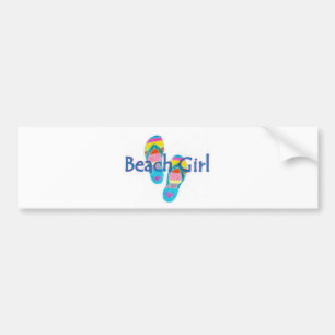 Pegatina Para Coche beachgirl