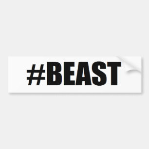 Pegatina Para Coche #beast