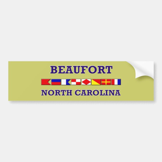 Pegatina Para Coche Beaufort Bumpersticker (Frente)