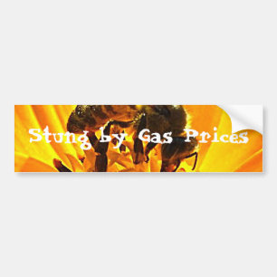 Pegatina Para Coche Bee on the Flower