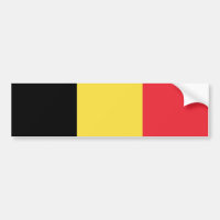 Bélgica/pegatina para el parachoques belga de la