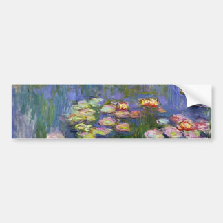 Pegatina Para Coche Bella Artes Monet Water Lilies (1916)