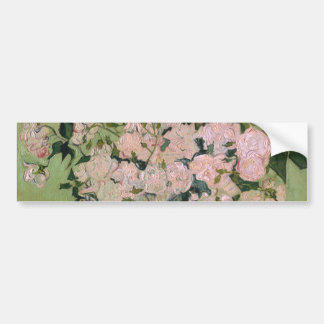Pegatina Para Coche Bella Artes Pink Roses Van Gogh
