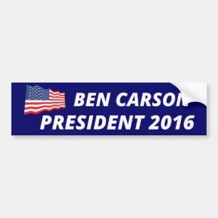 Pegatina Para Coche Ben Carson para el presidente