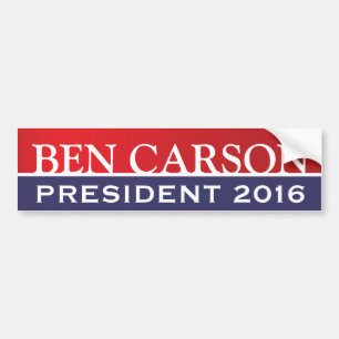 Pegatina Para Coche Ben Carson para el presidente
