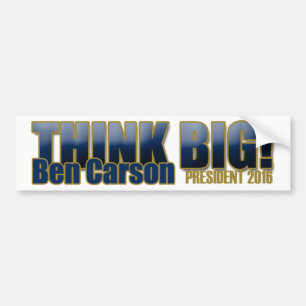 Pegatina Para Coche Ben Carson para el presidente