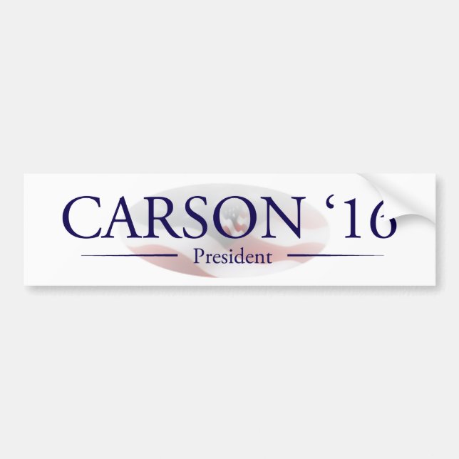 Pegatina Para Coche Ben Carson para presidente Gifts (Frente)