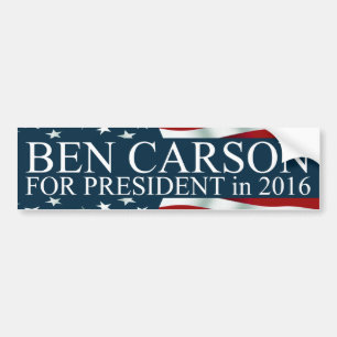 Pegatina Para Coche Ben Carson presidente en 2016