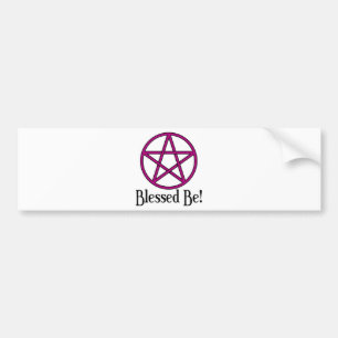 Pegatina Para Coche Bendecido sea Pentagram