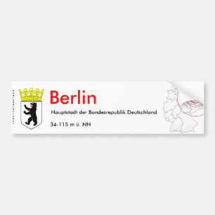 Pegatina Para Coche Berlín 1