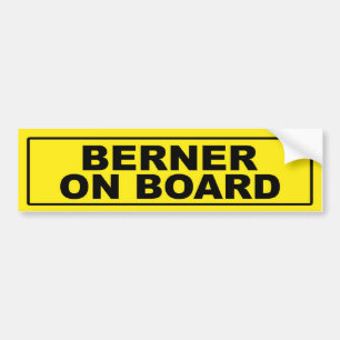 Pegatina Para Coche Berner a bordo