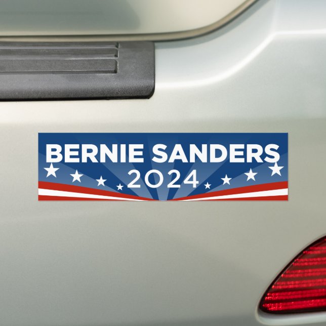 Pegatina Para Coche Bernie 2024 (en coche)