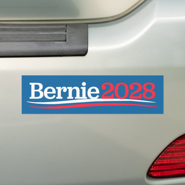 Pegatina Para Coche Bernie 2028 (en coche)