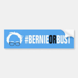 Pegatina Para Coche Bernie o busto - chorreadoras de Bernie para el