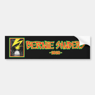 Pegatina Para Coche Bernie Sanders 2020 D.C. Rayo
