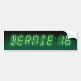 Pegatina Para Coche Bernie Sanders Digital Readout