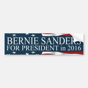 Pegatina Para Coche Bernie Sanders para presidente 2016