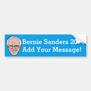 Pegatina Para Coche Bernie Sanders Personalizado Face, PERSONALIZADA