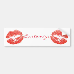 Pegatina Para Coche Besar labios rojos Thunder_Cove