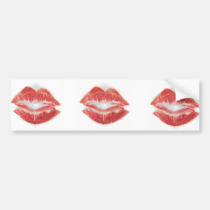 Pegatina Para Coche beso del lápiz labial