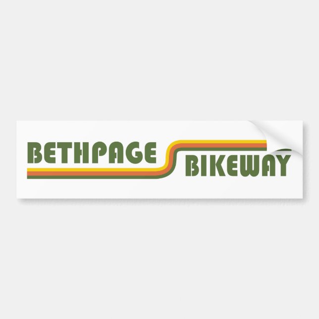 Pegatina Para Coche Bethpage Bikeway (Frente)