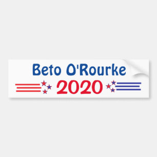 Pegatina Para Coche Beto O'Rourke para la presidencia 2020